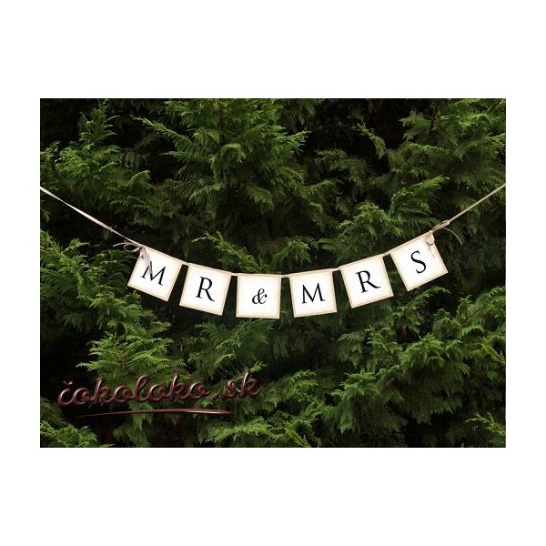 Girlanda MR&MRS (0,77 m)