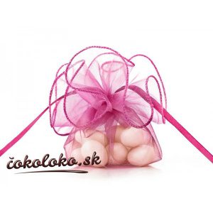 Vrecúška z organzy OZDOBNÉ - FUCHSIA (20 ks)