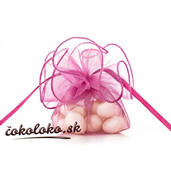 Vrecúška z organzy OZDOBNÉ - FUCHSIA (20 ks)