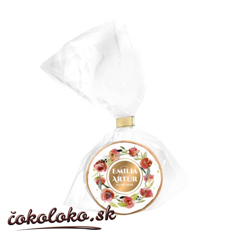 Svadobné koláčiky "LOVEDOT", vzor 04